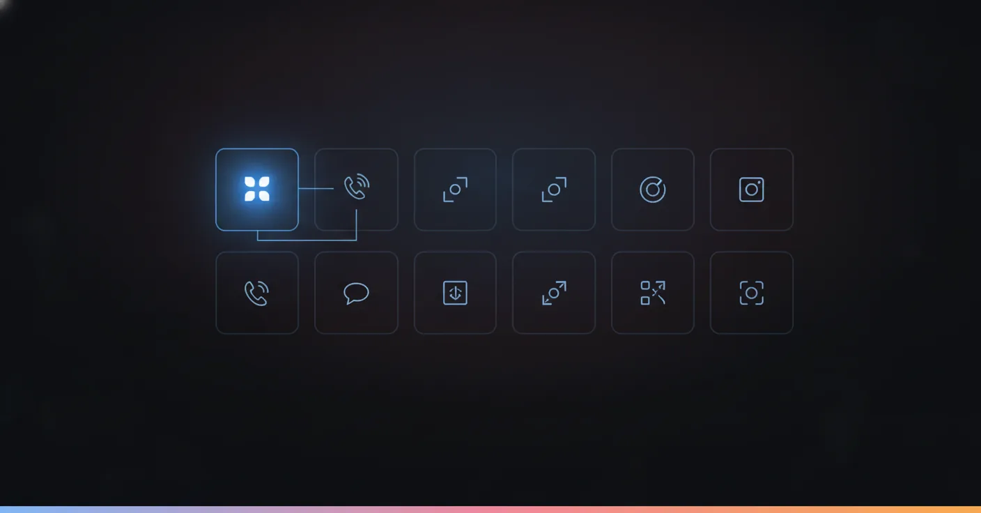 Best customer support automation tools in 2026, shown as ten dashboard tiles with the top pick lit up