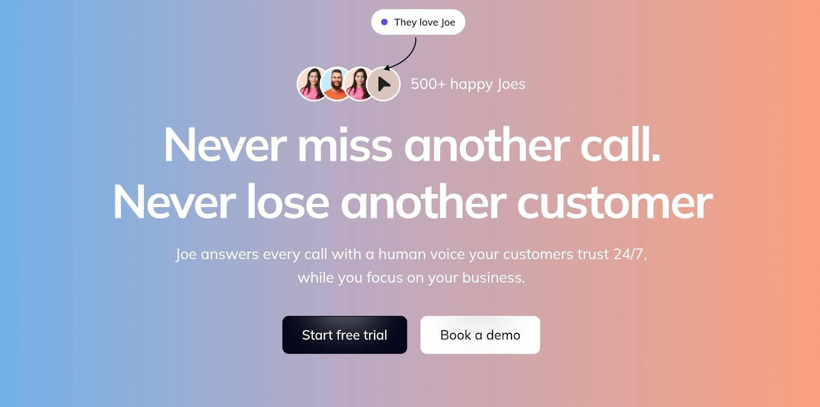 WeLoveJoe visual flow builder, the top Bland AI alternative for no-code phone agents